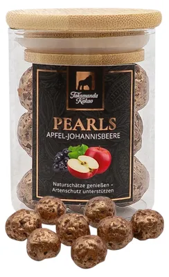 Produktbild von Takamanda Kakao Pearls Apfel-Johannisbeere | 60g | Vegan | Artenschutz