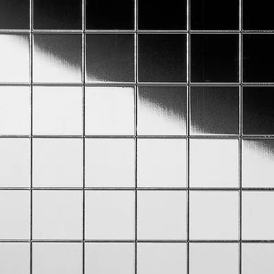 Produktbild von 1 MUSTERSTÜCK WallFace S-27378 DIN A5 | Wandpaneel Muster SILVER 10X10