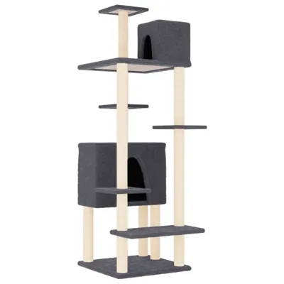 Immagine prodotto di vidaXL Tiragraffi in sisal Grigio scuro 154 cm