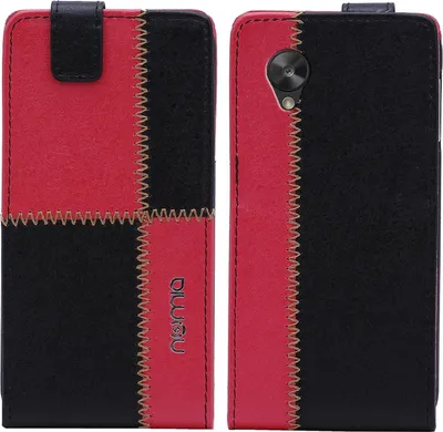 Produktbild von LG Nexus 5 numia Flipstyle Schwarz-Rot