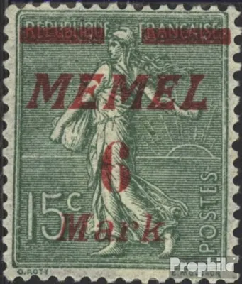 Produktbild von Briefmarken Memelgebiet 1922 Mi 111 mit Falz Freimarken