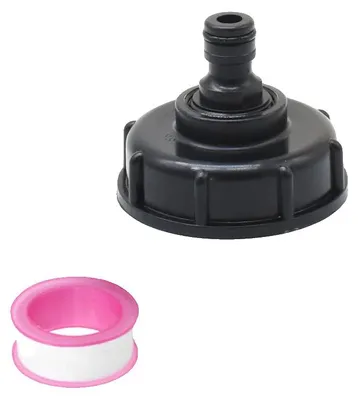Productafbeelding van IBC-tankadapter, compatibel met grof schroefdraad, onafhankelijke debietregeling, D