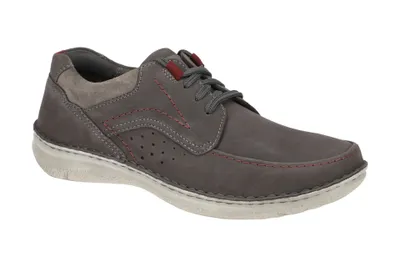 Produktbild von Josef Seibel ANVERS 42 Herrenschuhe - bequeme Schnür Halbschuhe grau NEU
