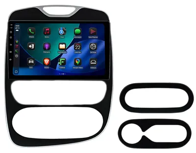 Image de Autoradio Android 8 + 256 Go pour Renault Clio IV 2017-2019 : mise à niveau CarPlay, navigation, Bluetooth, commandes au volant, GPS