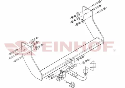 Produktbild von Z546843 Anhängerkupplung passend für KIA K-2500 2004- starr