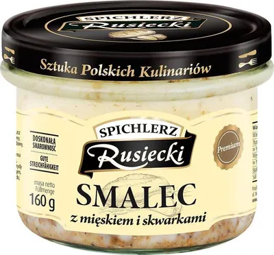 Produktbild von Rusiecki „Smalec staropolski z mieskiem“ Schmalzfleisch 160g