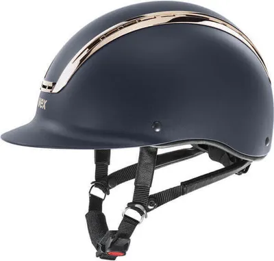 Produktbild von Uvex Reithelm suxxeed chrome navy mat-coral , Größe:S