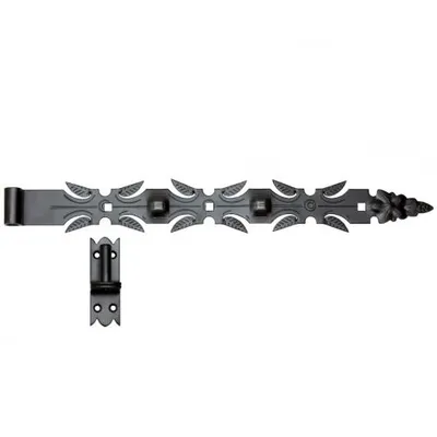 Produktbild von Ladenband Türband Türbänder Torbänder 600 mit 16 mm Dorn Schwarz Schmiedeeisen