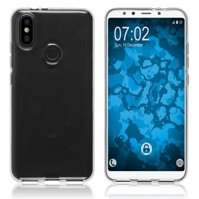 Produktbild von PhoneNatic Case kompatibel mit Xiaomi Mi A2 (Mi 6X) - Crystal Clear Silikon Hülle transparent Cover