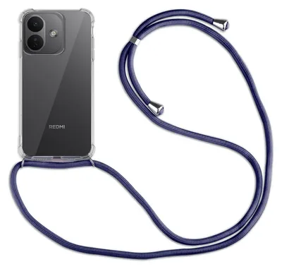 Produktbild von Handykette für Xiaomi Redmi Note 17 Pro 5G Hülle mit Band Case Handyhülle mit Kette in Blau
