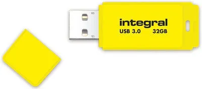 Immagine prodotto di Integral - Chiavetta USB 3.0 Neon, 32 GB, giallo