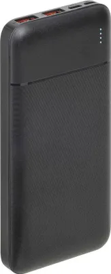 Produktbild von Rivacase, Powerbank 10000mAh 2x USB-A/USB-C PD 22,5W mit LED-Anzeige, Schwarz