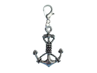 Produktbild von Anker mit Seil 1 maritim Charm Zipper Pull Anhänger Bettelanhänger Miniblings