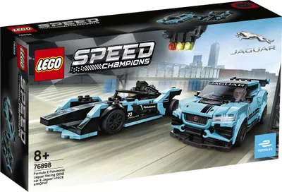 Zdjęcie produktu dla LEGO Speed Champions Jaguar Racing Set, Zestaw do budowania, 8 lat(a), Plastik, 512 szt., 700 g