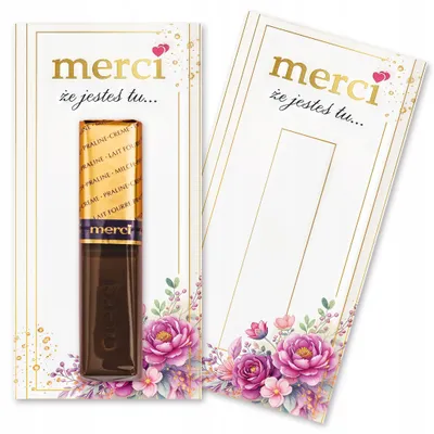 Produktbild von Gastgeschenke Dankeschoen - MERCI zum Taufe Hochzeit Hochzeitsfeier Geburtstag - 4 Stueck