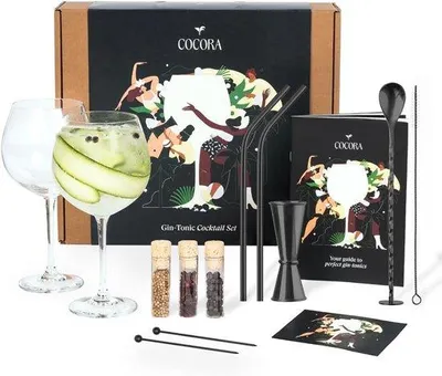 Produktbild von Famanu Cocktailset 11-teilig - Gin Tonic Geschenkset