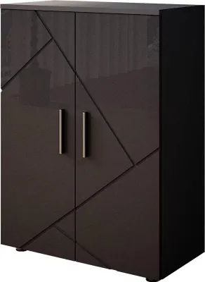 Produktbild von Midischrank Vicco Irma Anthrazit Hochglanz 60 x 81 cm, Model 34524