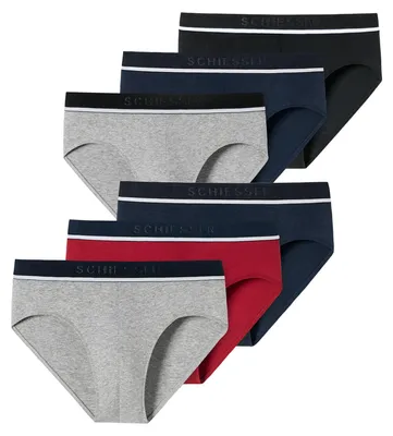 Produktbild von Herren Slip 6-Pack 95/5 Organic Baumwolle - sortiert2 - Größe S