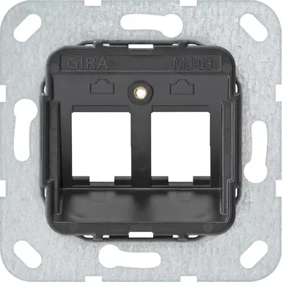 Produktbild von Gira 560900 Modular Jack 9 2fach Tragring