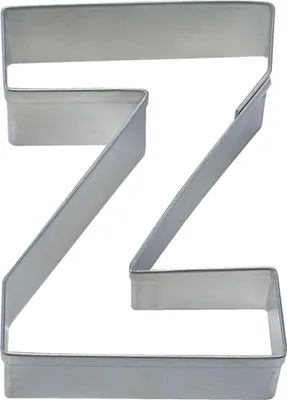 Produktbild von Städter Ausstecher Buchstabe Z, Ausstechform, Plätzchenform, Keks, Plätzchen, Edelstahl, 6.5 cm, 112957