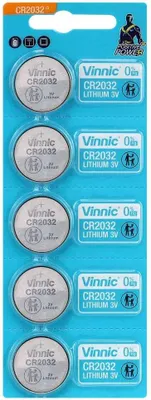 Zdjęcie produktu dla bateria litowa Vinnic CR2032 - 5 sztuk