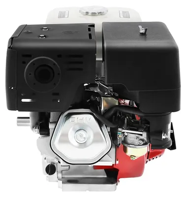 Produktbild von Benzinmotor 420cc 15PS - 4-Takt Kartmotor - Luftgekühlt - Seilzugstart - 3000–3600 U/min - 9700W - Rot