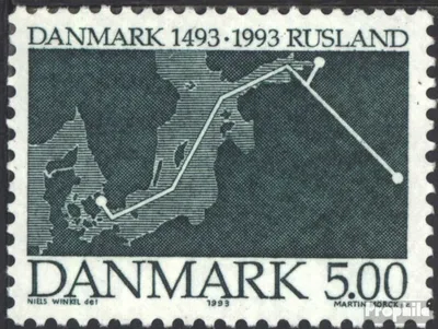 Produktbild von Briefmarken Dänemark 1993 Mi 1056 (kompl.Ausg.) postfrisch 500 J. Freundschaftsvertr.