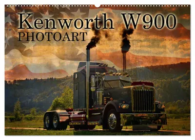 Produktbild von Kenworth W900 PHOTOART (Wandkalender 2027 DIN A2 quer), CALVENDO Monatskalender