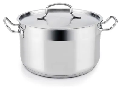 Kochtopf mit Deckel, Edelstahl, 28 x 21 cm, 0,5 L, Induktion