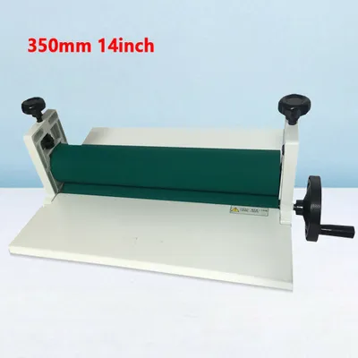 Zdjęcie produktu dla laminator ręczny 350 mm Laminator rolkowy Laminator na zimno Laminator do laminowania okładek książek 14 cali