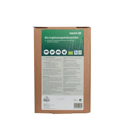 Produktbild von Emiko Bio Einzelfuttermittel für Nutztiere 5 L fermentiertes Einzelfuttermittel für Rinder, Schweine, Geflügel, Schafe & Ziegen