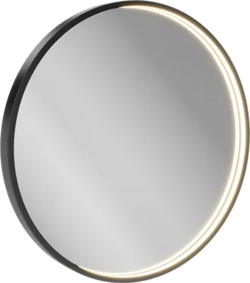Produktbild von BadeDu VAAL Spiegel  Moderner LED-Spiegel mit Sensorschalter, Dimmfunktion und Memoryfunktion, 60cm in Schwarz
