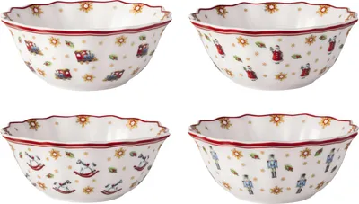 Produktbild von Villeroy & Boch 1485858490, 4 Person(en), Porzellan, Mehrfarbig, Toy's Delight, Rund, 4 Stück(e)