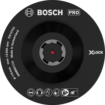 Productafbeelding van PRO steunvoet X-Lock, 115 mm, met klittenbandsluiting