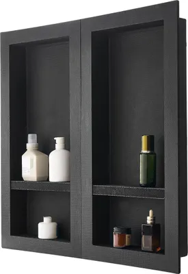 Immagine prodotto di Nicchia doccia 40,6 x 81,3 + 40,6 x 81,3 cm Mensola da incasso per bagno