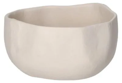 Zdjęcie produktu dla Pomax Trulli, miska metalowa, kolor kremowy, średnica 13,5 cm, wysokość 7 cm