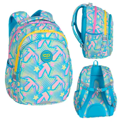 Produktbild von COOLPACK JERRY Schulrucksack Schultasche DANCEFLOOR TANZFLÄCHE leicht bunt Kinder Mädchen blau