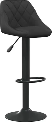 Produktbild von vidaXL Barhocker Schwarz Samt