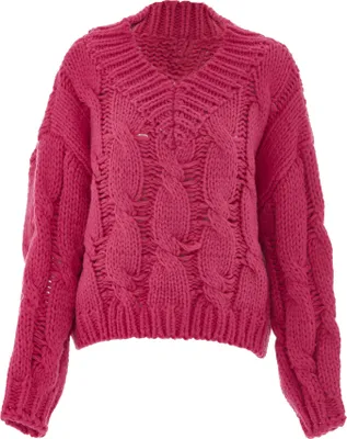 Produktbild von ebeeza damen strickpullover - pink, M