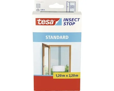 Image de tesa Fliegengitter Standard Klett für Türen weiß