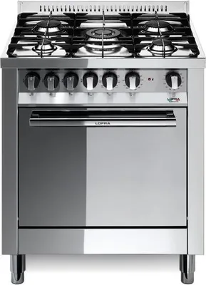 Image de Lofra M76GV/C Cuisinière indépendante acier inoxydable Table de cuisson à gaz A