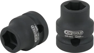 Produktbild von KS Tools 515.0058, Steckschlüssel-Satz, 1/2", Metrisch, 15 Kopf/Köpfe, 12 mm, Chrom-Molybdän-Stahl