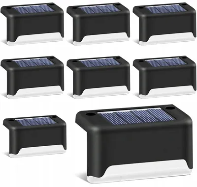 Produktbild von SuperLED Solarlampen für Außen, 8er Set, Schwarz