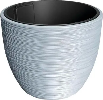 Image de Pot de fleurs avec insert FURU gris clair 47 cm