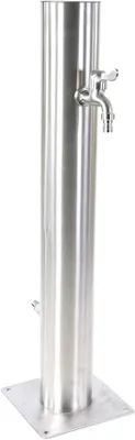 Produktbild von Wasserzapfsäule aus Edelstahl mit 2 Auslaufhähnen