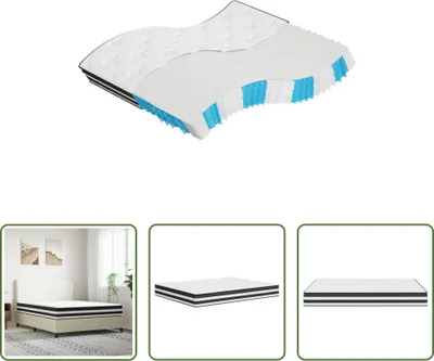 Produktbild von The Living Store Matratze Taschenfederkern Mittel 160x200 cm