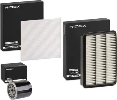 Produktbild von RIDEX Filterset Inspektionspaket Filtersatz für TOYOTA LAND CRUISER (KDJ12, GRJ12)