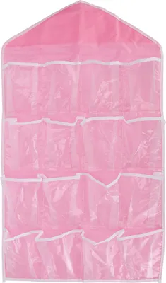 Produktbild von Wandhängende Organizer für Schränke, Türhänger, Aufbewahrungstasche, Hängeregale, Taschen für Schlafzimmer und Wohnzimmer, Rosa