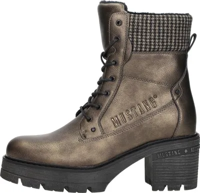 Image de Mustang Veterschoenen Hak  Veterschoenen Hak - Goudkleur - Maat 36