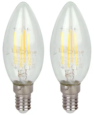 Produktbild von LED Line E14 LED-Lampe B35 6W 720lm 4000K tralweiß 2 Stück